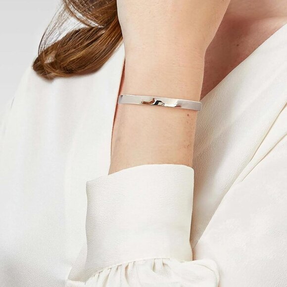 14K Gold Bracelets for Women Adjustable Slider Bracelet Bangle Bracelets for Wom - Picture 4 of 7